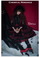 Chemical Romance -Doria- Sweet and Gothic Long Sleeves Lolita OP Dress