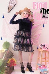 Cat's Broom -Find The Cat from the Owls- Casual Lolita JSK Version III