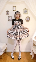 Cat's Broom -Find The Cat from the Owls- Casual Lolita JSK Version II