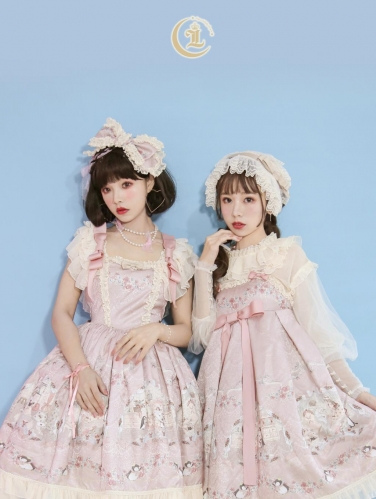 Lullaby -Sing A Lullaby For You- Printed Lolita High Waist JSK