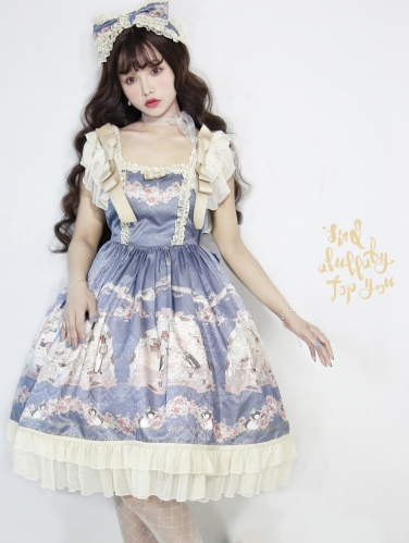 Lullaby -Sing A Lullaby For You- Printed Lolita Normal Waist JSK