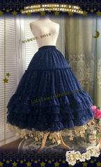 Boguta -Starry Night- Sweet Lolita Skirt Under Skirt Version II - Round 2 Preorder Leftovers