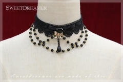 Cutie Creator Vintage Lace Beadchains Lolita Choker