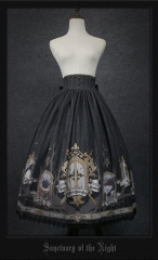Your Gift -Sanctuary of the Night- Lolita Skirt - Ready In Stock
