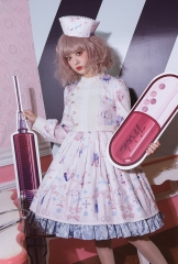 Dolly Cross Hospital Lolita OP Dress - SAME DAY SHIPPING
