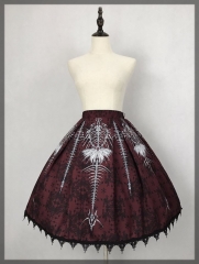 The Devil's Bones Gothic Lolita Skirt