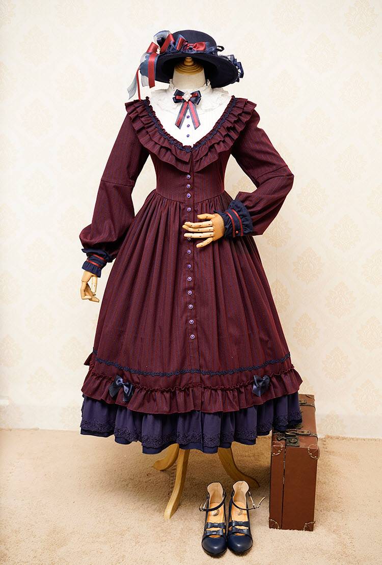 Fantastic Wind -The Florentine Traveller- Classic Lolita OP Dress