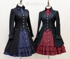 AmaStacia -Southern Cross and Iris- Military Lolita Jacket (Suit fabric version)