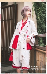 Mirror Flower Wa Lolita Kimono Style Top Wear