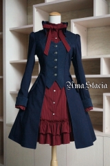 AmaStacia -Southern Cross and Iris- Military Lolita Jacket (Nylon-mixed cotton version)