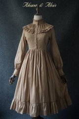 Akane & Alois -Utopia- Vintage Classic Lolita Long Sleeves OP Dress