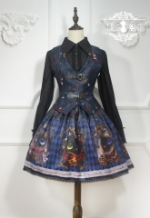 Miss Point -The Demon Cat- Gothic Creepy Cute Lolita Vest and Skirt Set