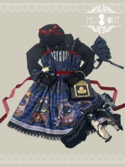 Miss Point -The Demon Cat- Gothic Creepy Cute Lolita Jumper Dress