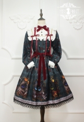 Miss Point -The Demon Cat- Gothic Creepy Cute Lolita OP Dress