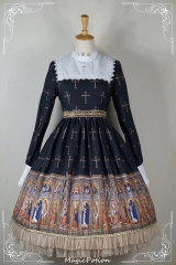 Magic Potion -Madonna col Bambino- Gothic Lolita Long Sleeves OP Dress