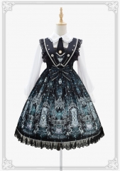 Moonlight Forest -Griffin's Whisper- Lolita Collar Jumper Dress