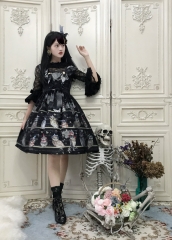 Sweet Elodie -Wizard Owls- Lolita Jumper Dress Version I