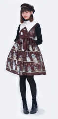 Sweet Elodie -Wizard Owls- Lolita Jumper Dress Version II (Collar JSK)