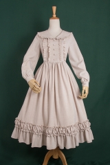 Little Dipper -Simple But Elegant- Pure Color Classic Lolita OP Dress
