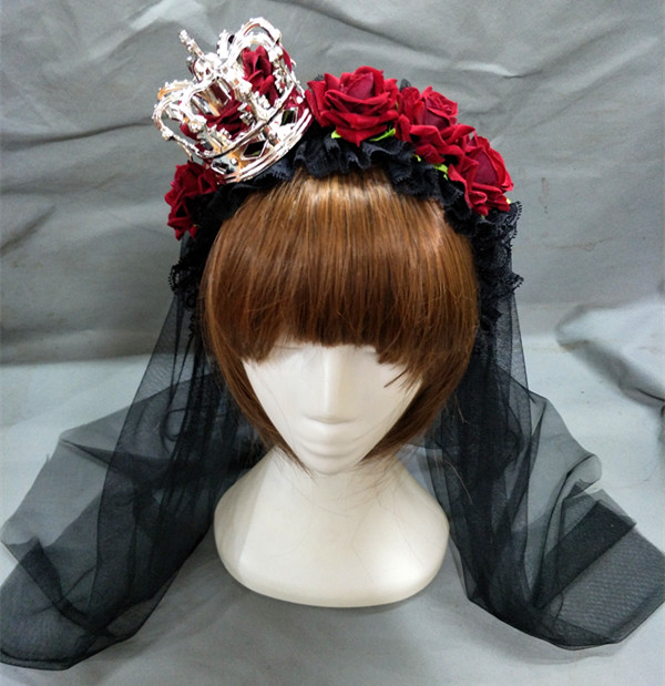 Silver Crown (with veil)