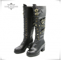 Your Highness -The Vow- Military Gothic Lolita Boots