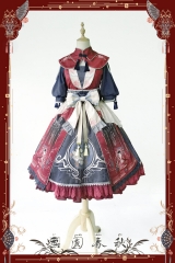 Infanta -Fantastic Peking Opera- Printed Qi Lolita Jumper Dress