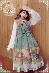 Starry Night -Snow Deers- Sweet Lolita Jumper Dress