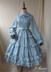 To My Dear Cinderella Vintage Classic Lolita Peter Pan Collar OP Dress