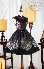Yotsuba -The Spring Cranes- Qi Lolita Jumper Dress Embroidery Version