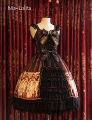 Nia Lolita -The Queen of the Dead- Gothic Lolita Jumper Dress