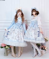 Unideer -Laien's Garden- Sweet Classic Lolita Long Sleeves OP Dress