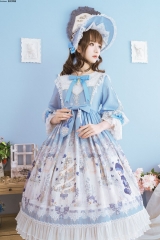 Unideer -Laien's Garden- Sweet Classic Lolita Mid-length OP Dress