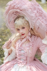 Hinana -Rococo- Vintage Classic Lolita Bonnet and Choker