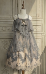 The Ninth Planet -Where The Flowers Blossom- Lolita Outlayer Dress