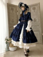 Little Dipper -Classic Mary- Vintage Classic Lolita Open Front OP Dress
