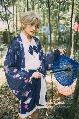 Mirror Flower Wa Lolita Kimono Style Top Wear (Haori) Version II