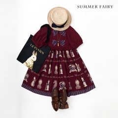 Summer Fairy -Masters Of Chess- High Waist Lolita OP Dress