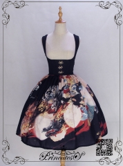 Princutess -Dragon Chasing The Moon- Lolita Corset Jumper Dress