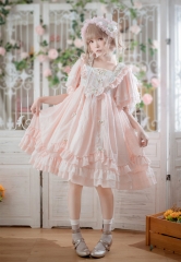 LingXi -Ode To My Garden- Classic Sweet Babydoll Style Lolita JSK and OP Dress