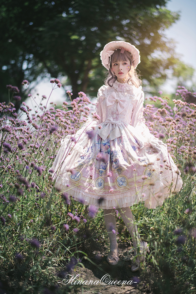Hinana -The Secret Fairy Garden- Vintage Classic Lolita OP Dress 