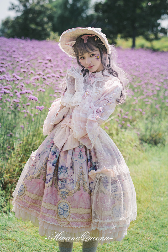 Hinana -The Secret Fairy Garden- Vintage Classic Lolita OP Dress Version III