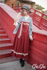 NyaNya Lolita -Love and Death- Wa Lolita High Waist JSK Long Version