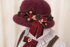 Fantastic Wind -Little Red Riding Hood- Lolita Hat and Fur Collar