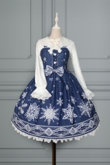 Lemon Honey -The Snow Princess- Sweet Lolita Jumper Dress