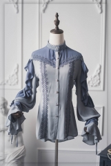 ZJ Story -The Elegy of The Sirens- Vintage Lolita Ouji Lolita Blouse