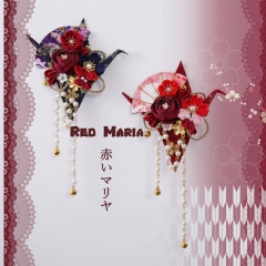 Red Maria -Sakura Blossom- Wa Lolita Accessories