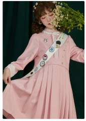 Summer Fairy -Nuit De Cellophane- Embroidery Lolita OP Dress + Match Accessories (Lucky Pack)