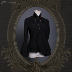 Lingxi -Odile- Gothic Hime Sleeves Lolita Blouse - Round 3 Preorder