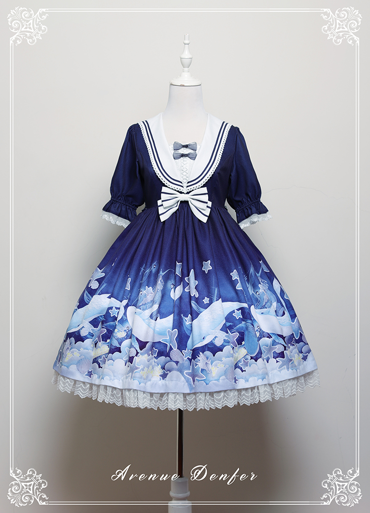 Avenue Denfer -Whale & Corsair- Lolita JSK Version II Avenue Denfer -Whale & Corsair- Lolita JSK Version II