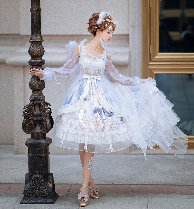 Blue deals bird dress